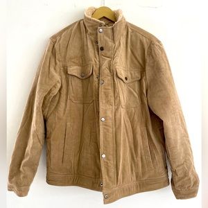 Men’s Rainforest Sherpa lined corduroy jacket